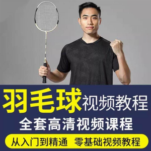 羽毛球视频教程少儿童成人零基础自学课程战术训练教学技巧培训-闲鱼虚拟仓