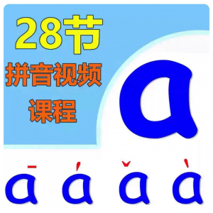 小学汉语拼音视频教学习拼读训练声母韵母教程儿童基础启蒙师资料-闲鱼虚拟仓