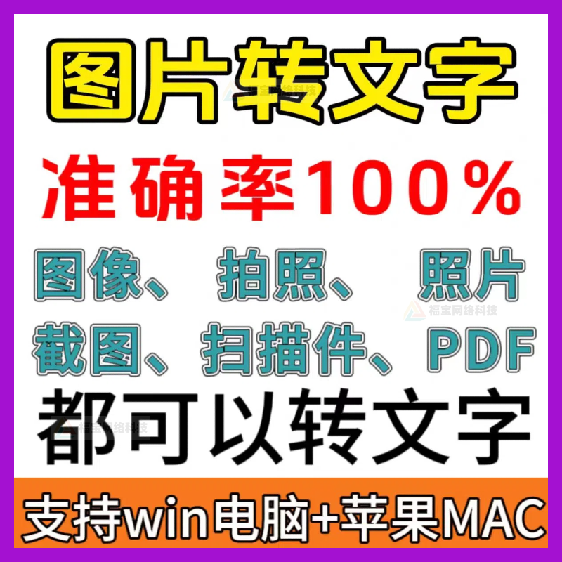 一键图片转文字拍照扫描件转Word文档Excel表格提取助手-闲鱼虚拟仓