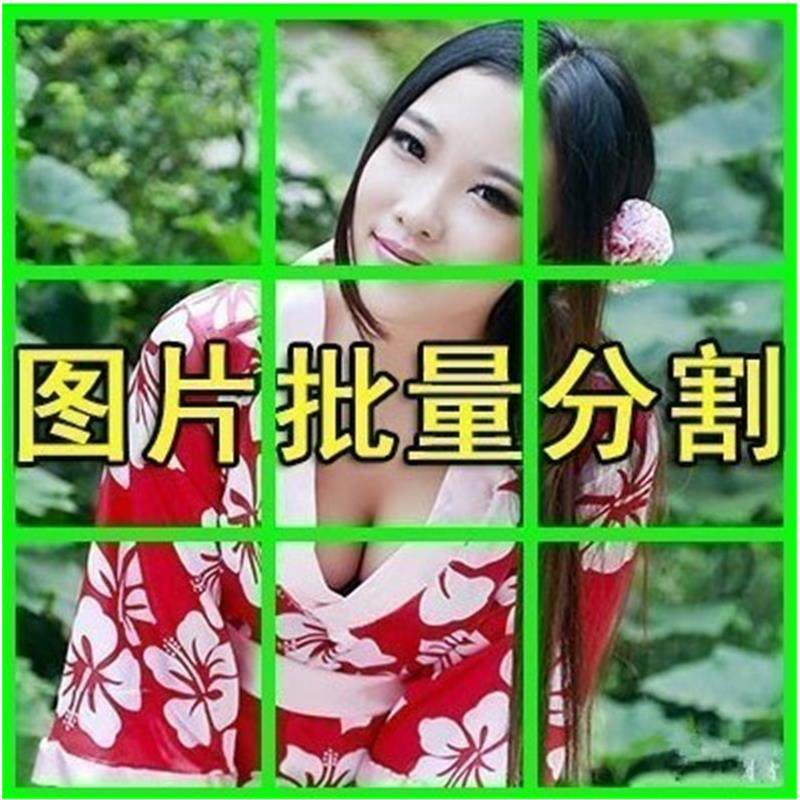 图片批量切割软件 图片批量分割工具 批量切图器 图片批量裁剪-闲鱼虚拟仓