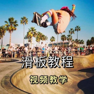长板滑板双翘滑板教学视频教程初学者新手零基础入门自学花样刷街-闲鱼虚拟仓