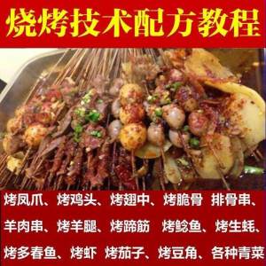 正宗全国烧烤技术配方全套视频教程配料技巧制作培训教学资料大全-闲鱼虚拟仓