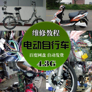 精品电动车维修技术自学视频教程电瓶修复技巧自学视频教程教学-闲鱼虚拟仓