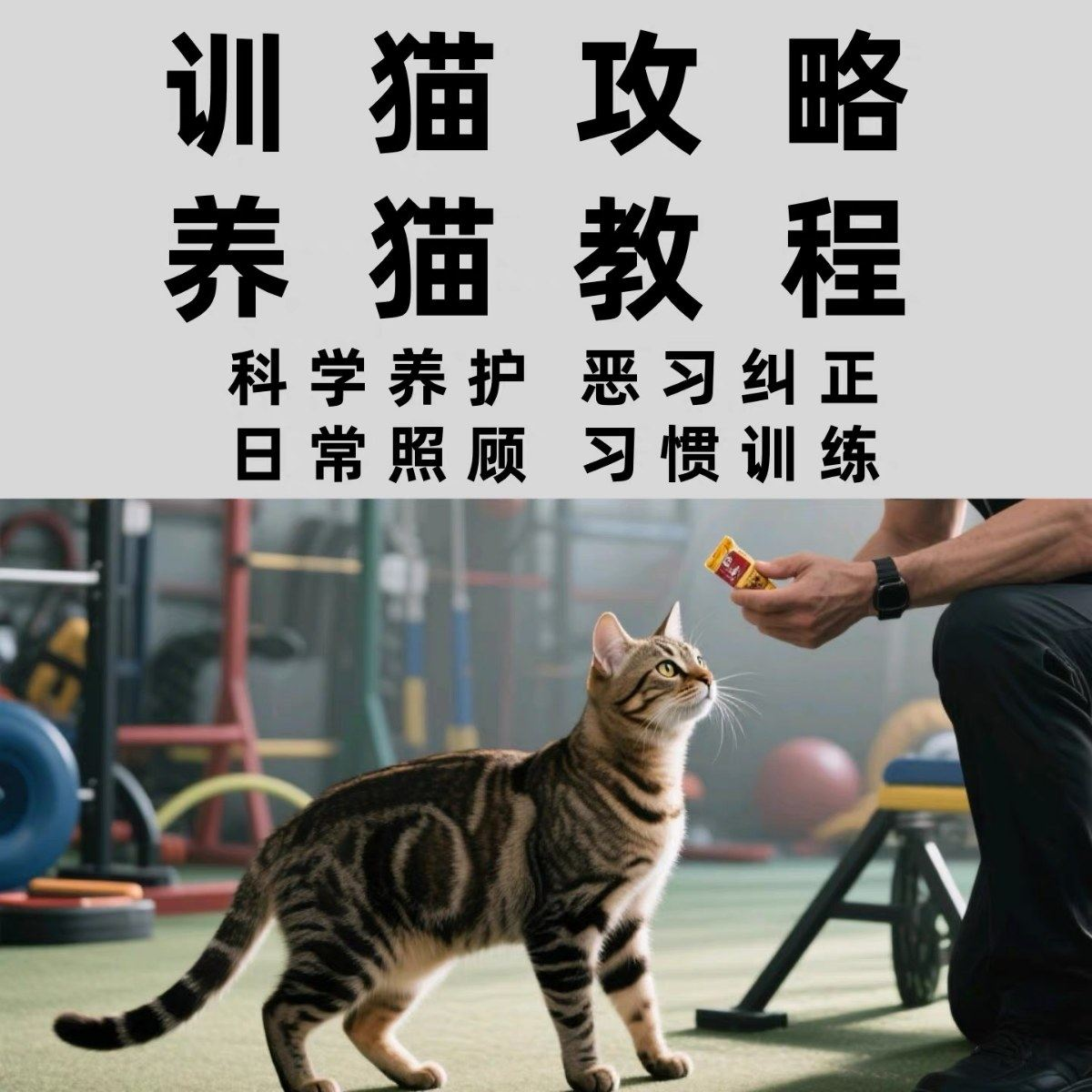 训猫入门培训教学视频课程驯猫教程家庭养猫指南攻略大全注意事项-闲鱼虚拟仓
