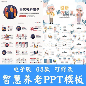 智慧养老ppt模板社区养老院服务宣传开题答辩商业计划书方案素材-闲鱼虚拟仓