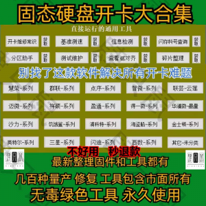 慧荣主控U盘SSD固态硬盘量产开卡工具SM2258XT开卡软件AAENAB系列-闲鱼虚拟仓