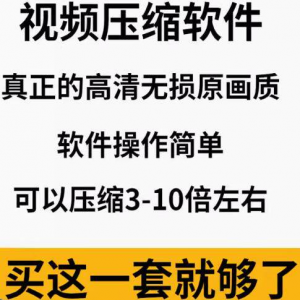 mp4视频压缩软件专业高清无损压缩工具支持FLV avi mov等素材格式-闲鱼虚拟仓