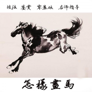 怎么画马视频教程教学自学画马技巧全套零基础入门到提高名水墨画-闲鱼虚拟仓
