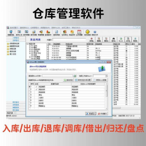 仓库管理软件单机版出入库进销存采购进货出库销售库存系统excel-闲鱼虚拟仓